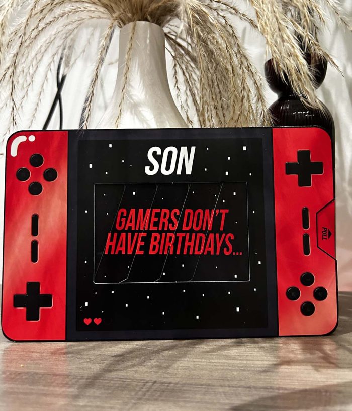 Gamer son Pop-out Birthday Card