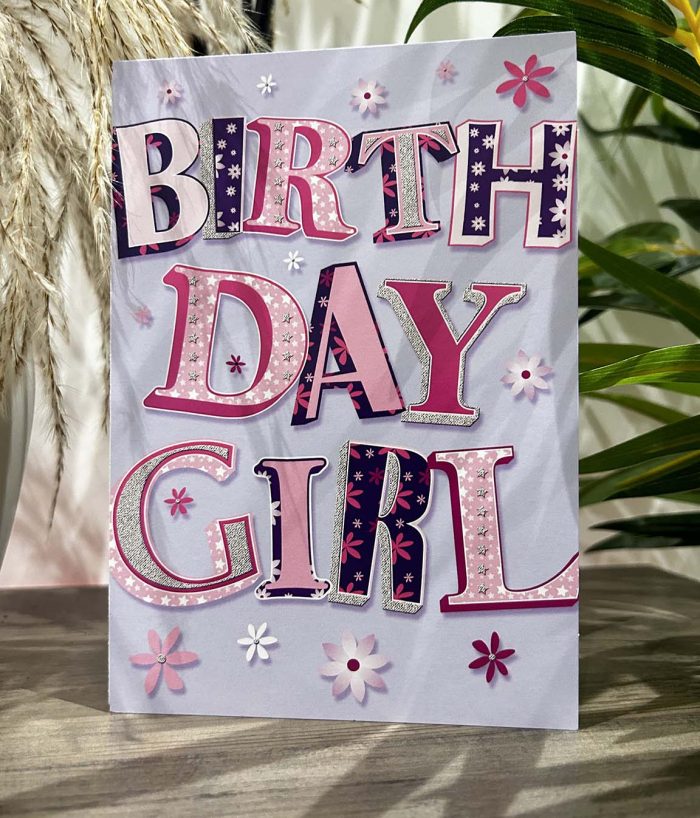 Happy Birthday Girl Card