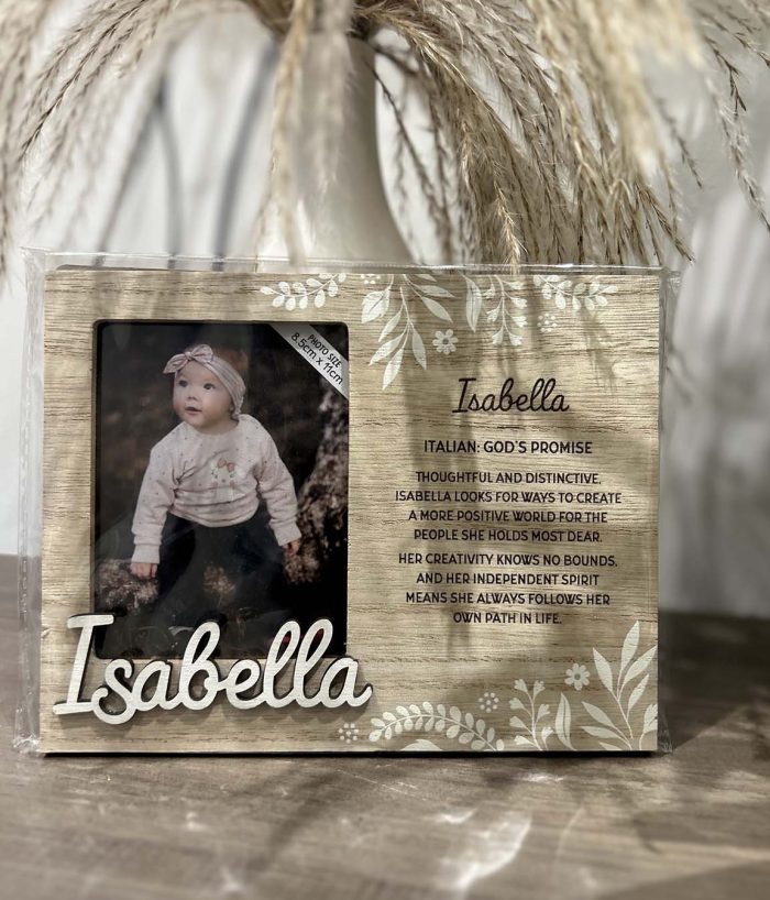 Isabella - Personalised Kids Picture Frame