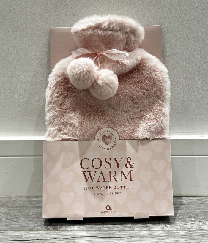 Pink Cosy and Warm Hot water Bottle