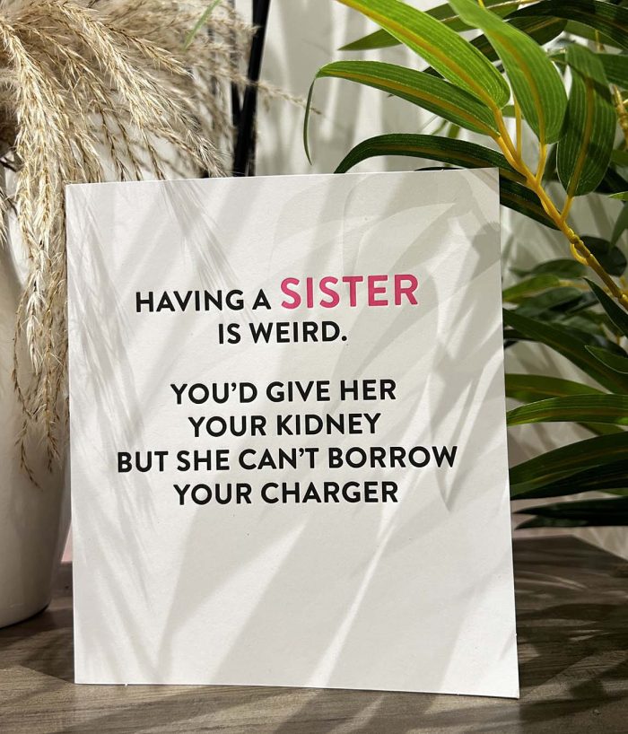 Sister Birthday Card