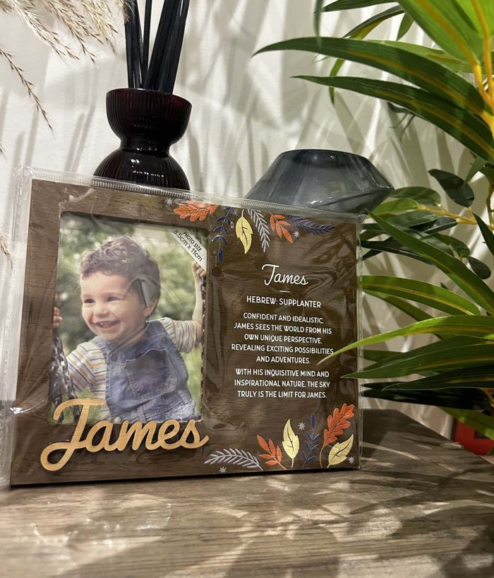 James - Personalised Kids Picture Frame